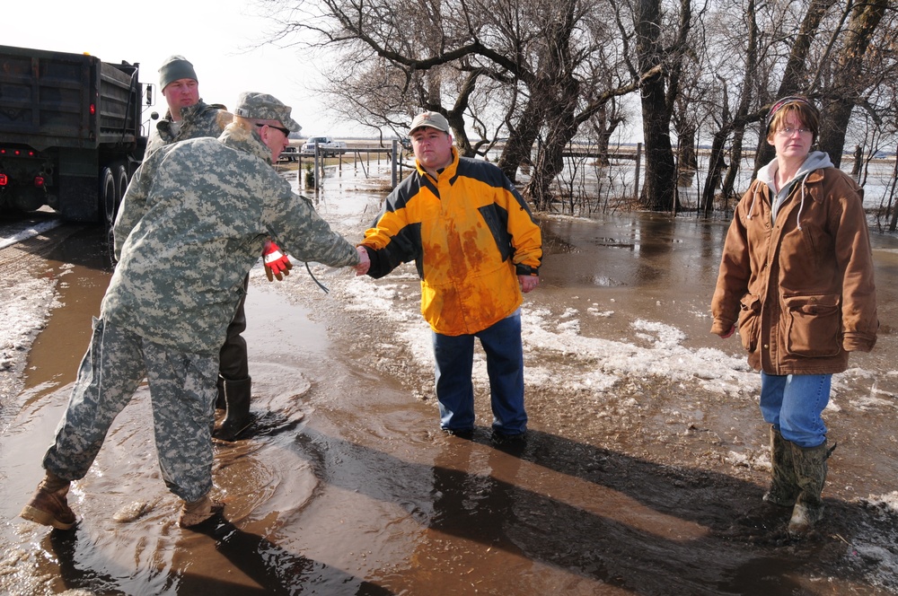 North Dakota flood fighting