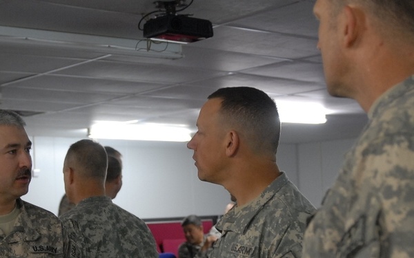 5/2 ID (SBCT) leadership gathers on Kandahar Airfield Afghanistan