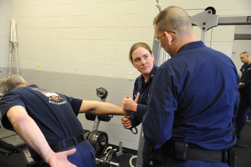 Coast Guard Reservists Receive Boarding Officer Training