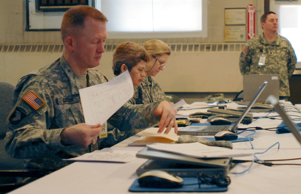 Col. Roger D. Cotton Receives Overview of Silver Scimitar 2010