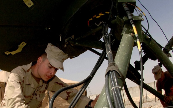 Setting up a satellite