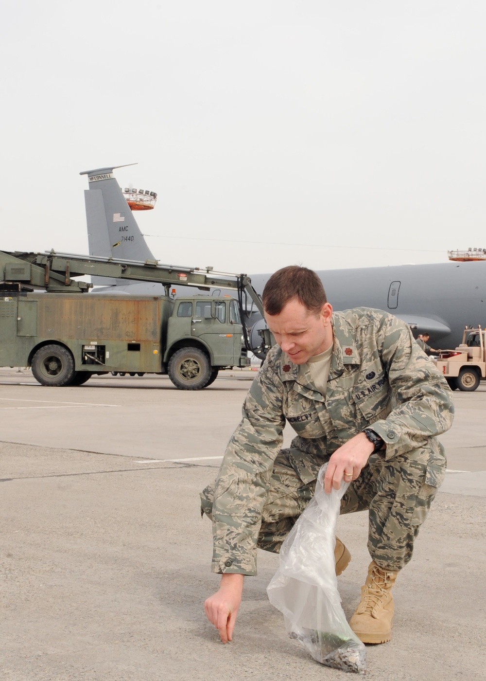 Airman Protect AF Assets: Operation FOD Walk