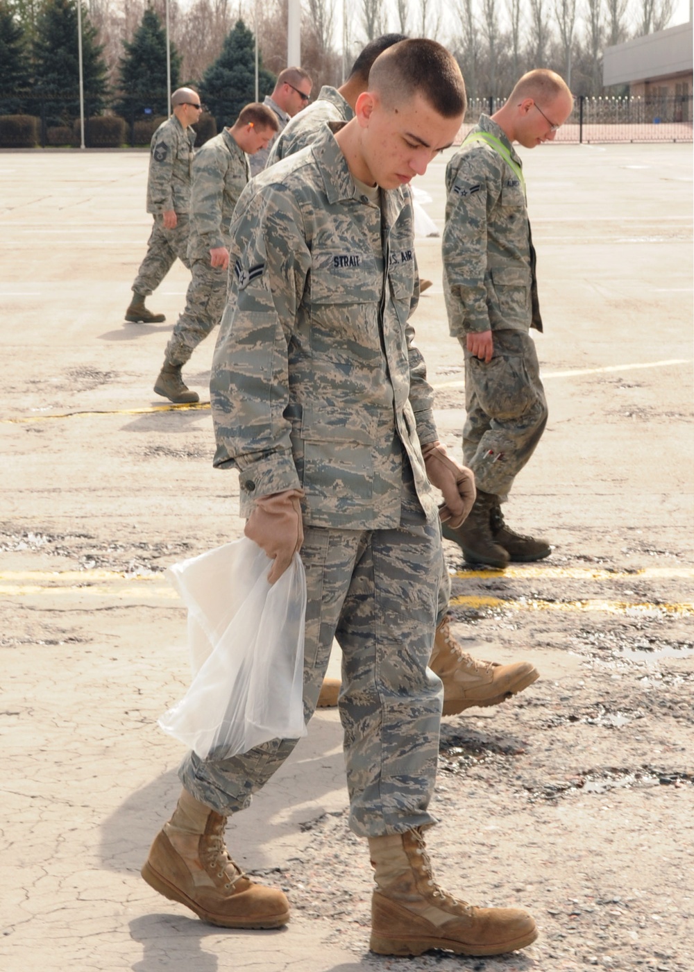 Airman Protect AF Assets: Operation FOD Walk