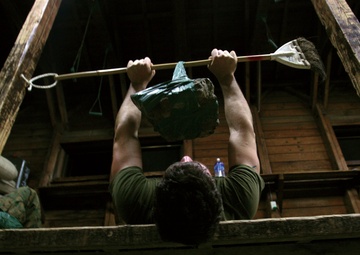 Marines from Okinawa use creativity to stay in shape
