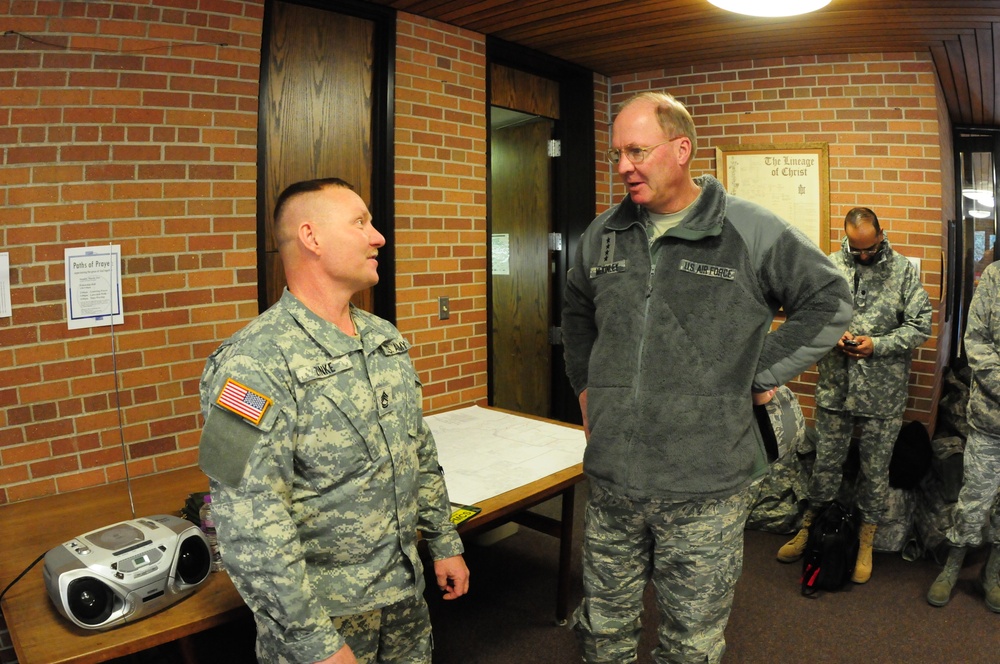 Gen. Craig R. McKinley Visit N.D. National Guard