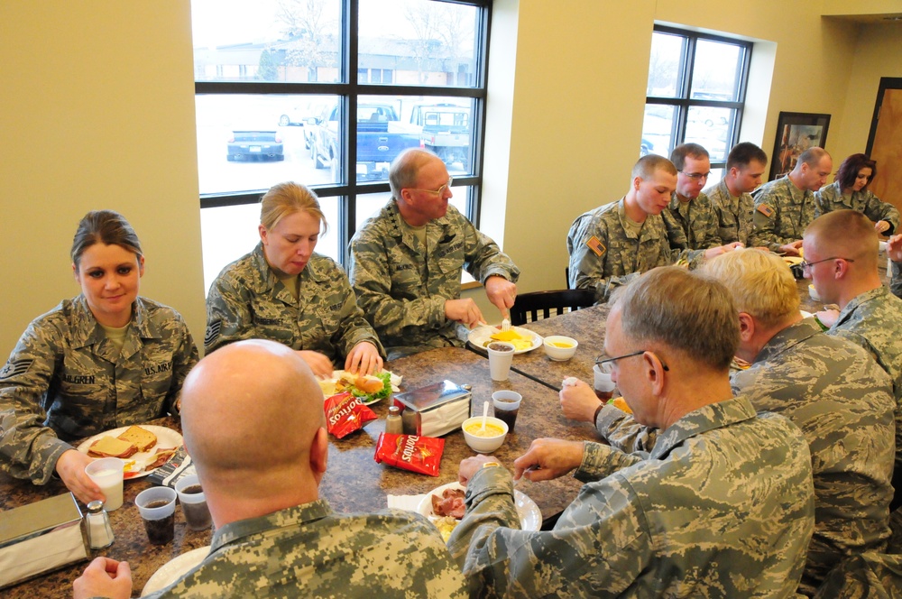 Gen. Craig R. McKinley Visit N.D. National Guard