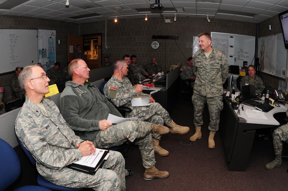 Gen. Craig R. McKinley Visit N.D. National Guard