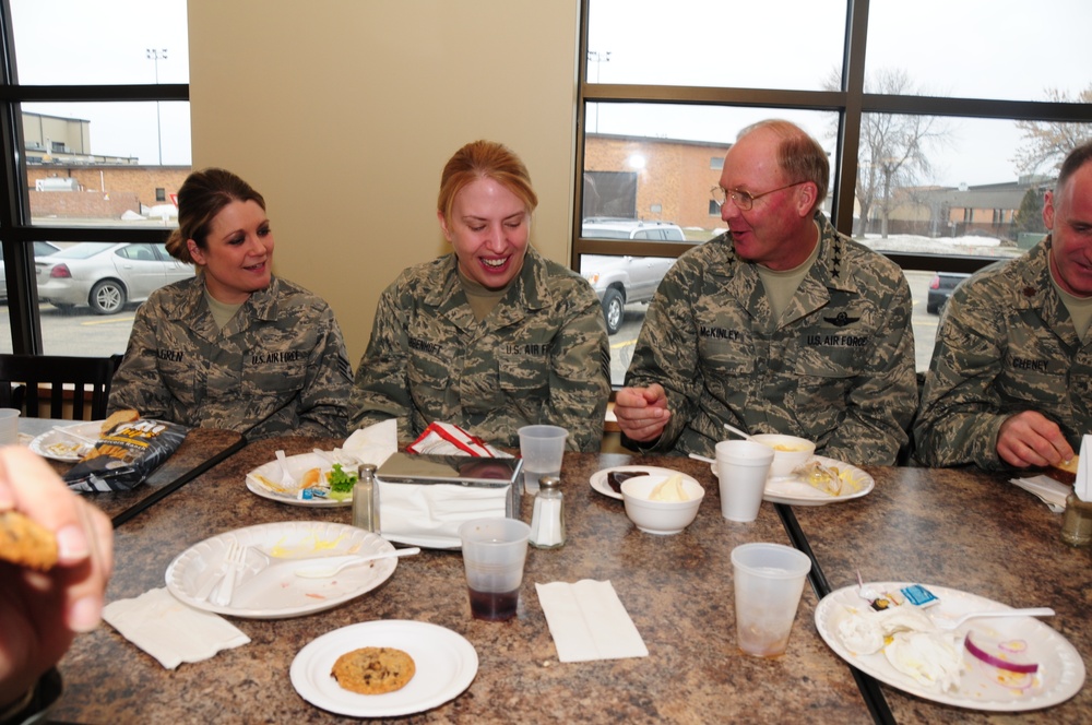 Gen. Craig R. McKinley Visit N.D. National Guard