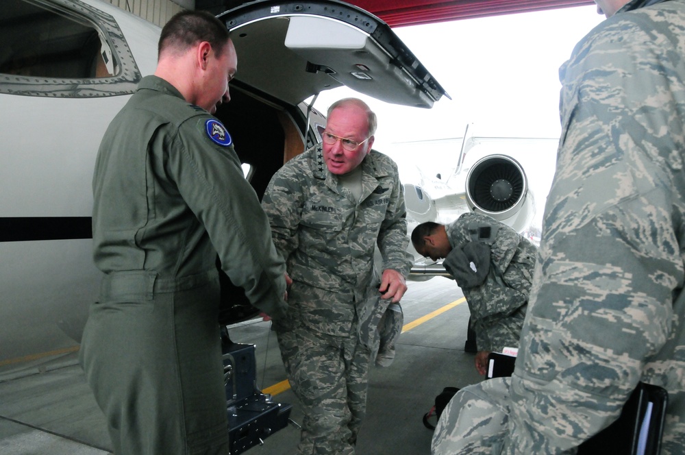 Gen. Craig R. McKinley Visit N.D. National Guard