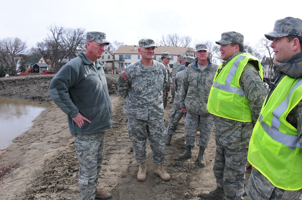 Gen. Craig R. McKinley Visit N.D. National Guard