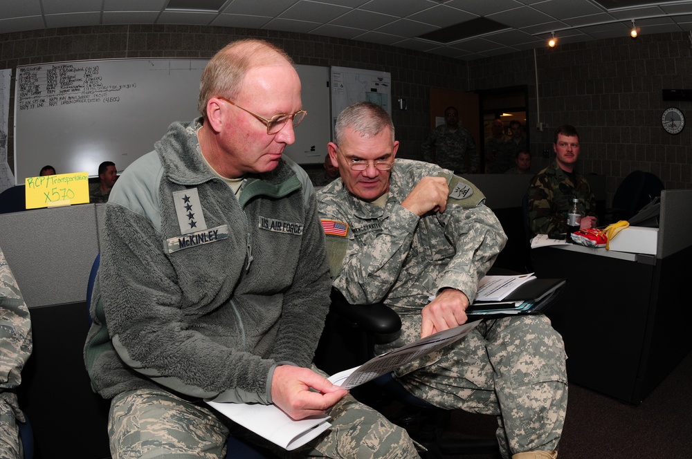 Gen. Craig R. McKinley Visit N.D. National Guard