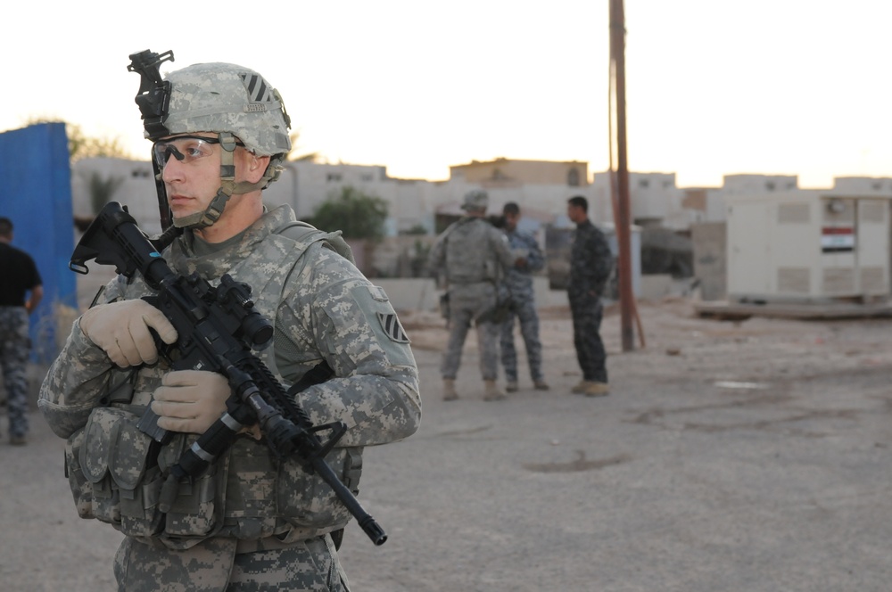 Security team ensures optimal security through night missions