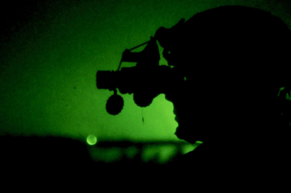 Security team ensures optimal security through night missions