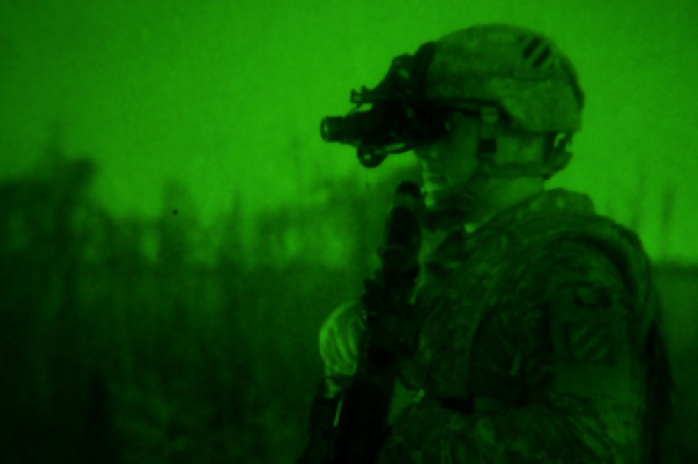 Security team ensures optimal security through night missions