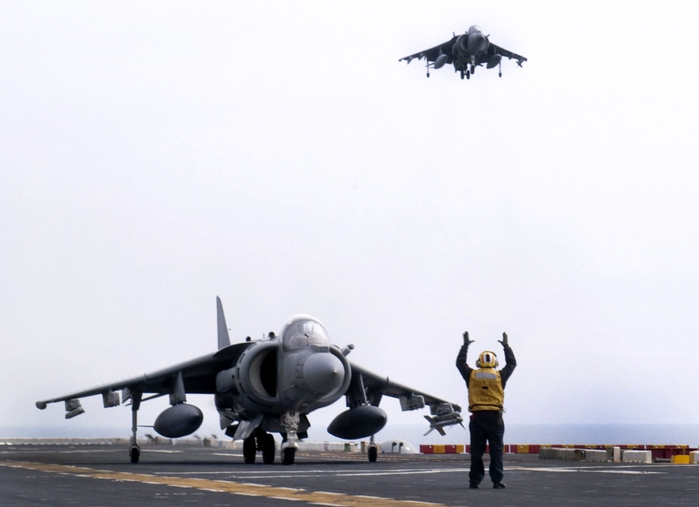 USS Peleliu Action