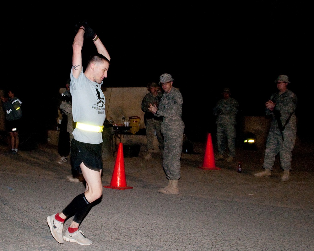 Military couple runs 50 miles for wounded warriors