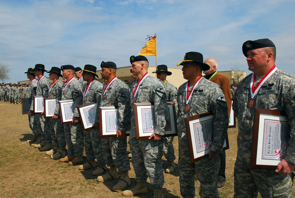 Slaying the dragon: cavalry 'knights' join the prestigious Order of St. George
