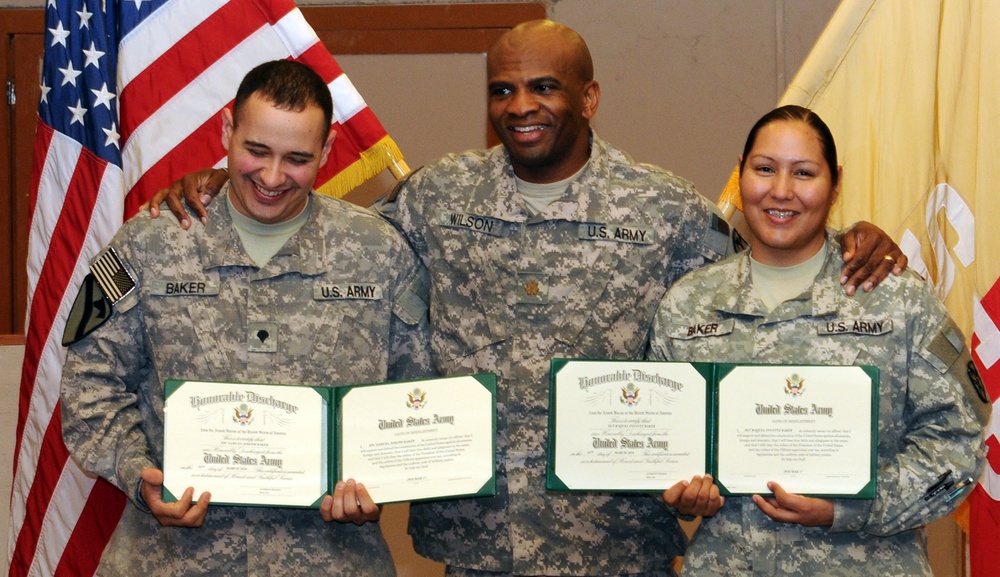 Army Married Couple Re-enlists Together