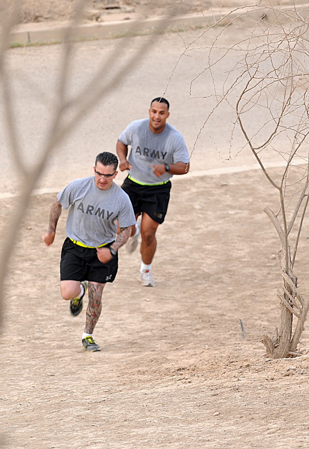 Iron Soldiers work hard to improve fitness