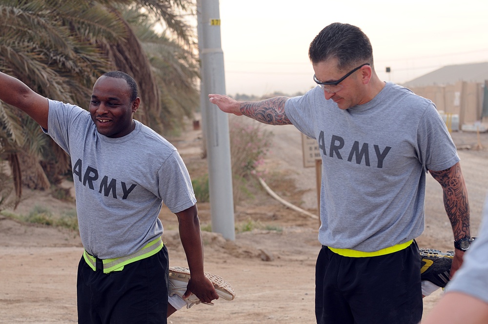 Iron Soldiers Work Hard to Improve Fitness