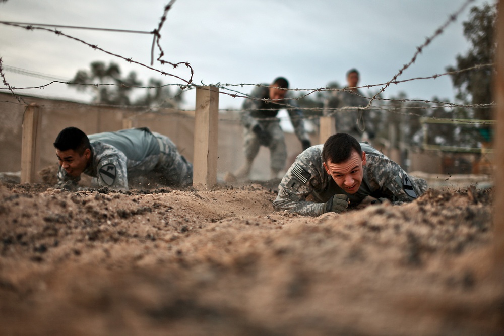 Air Cav Infantry Soldiers Compete in Company Challenge