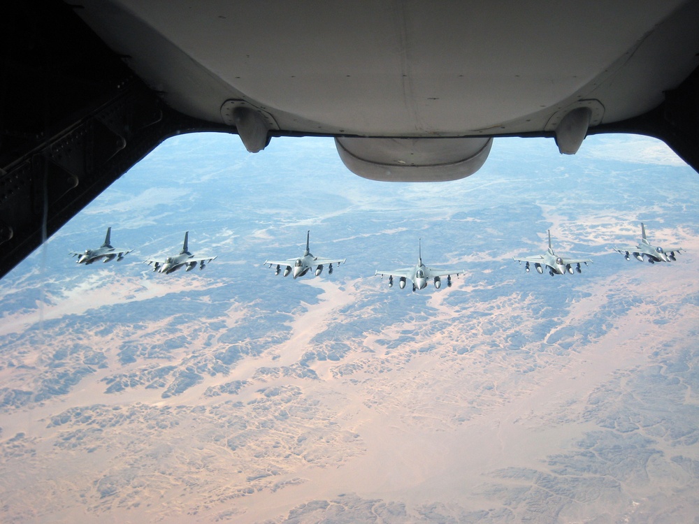 Combat Air Refueling Over Afghanistan