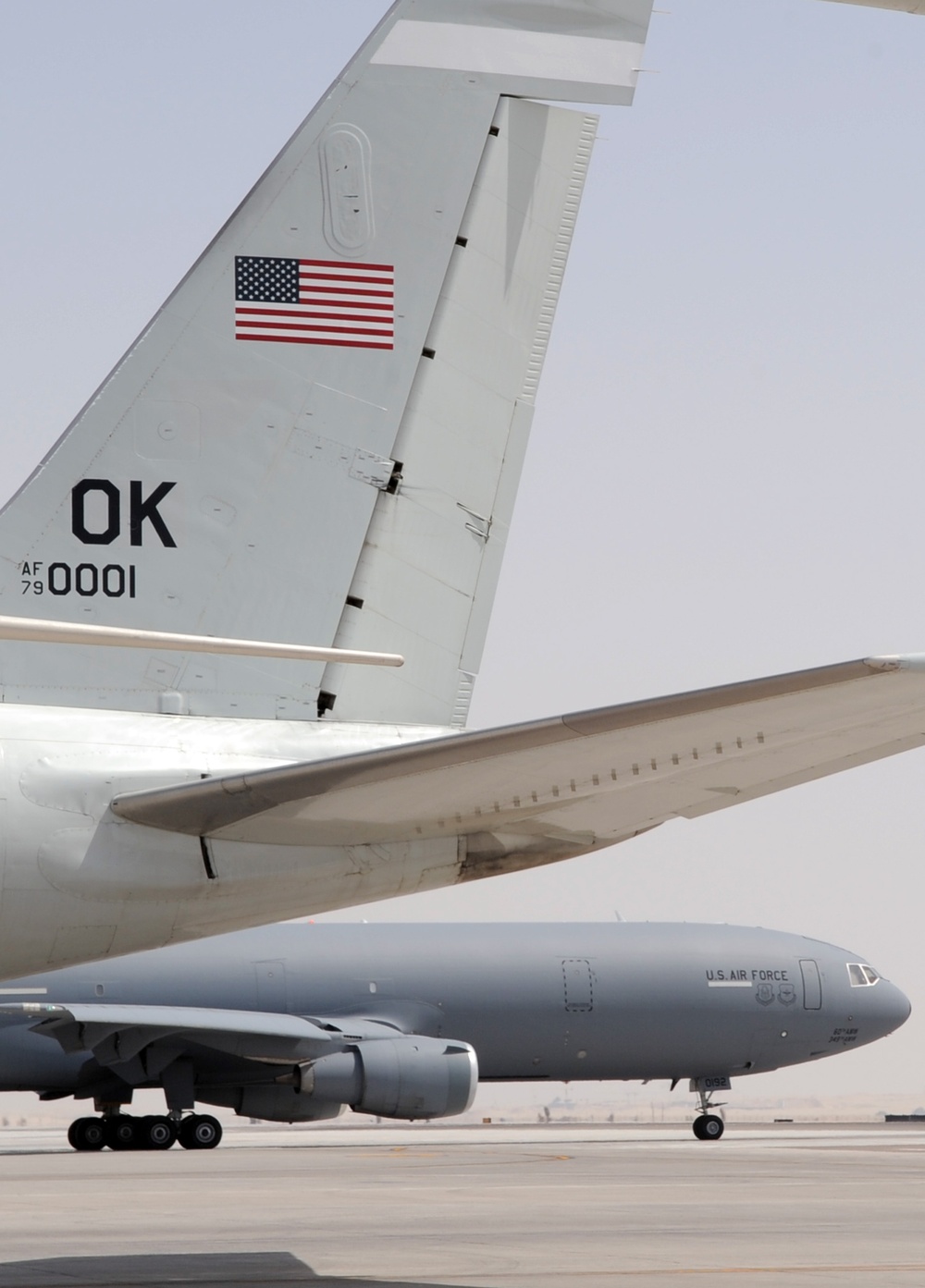 Deployed KC-10 Extender Departs for Air Refueling Mission