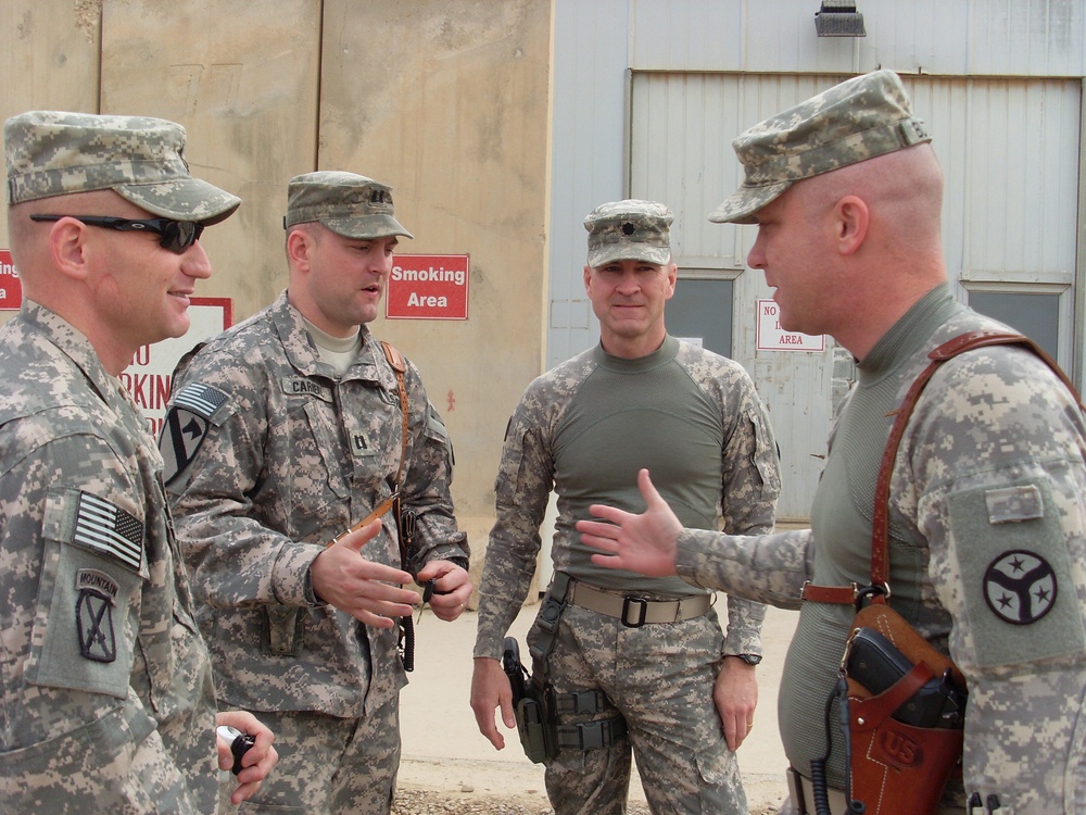 Tennessee Guardsmen making their rounds in Iraq