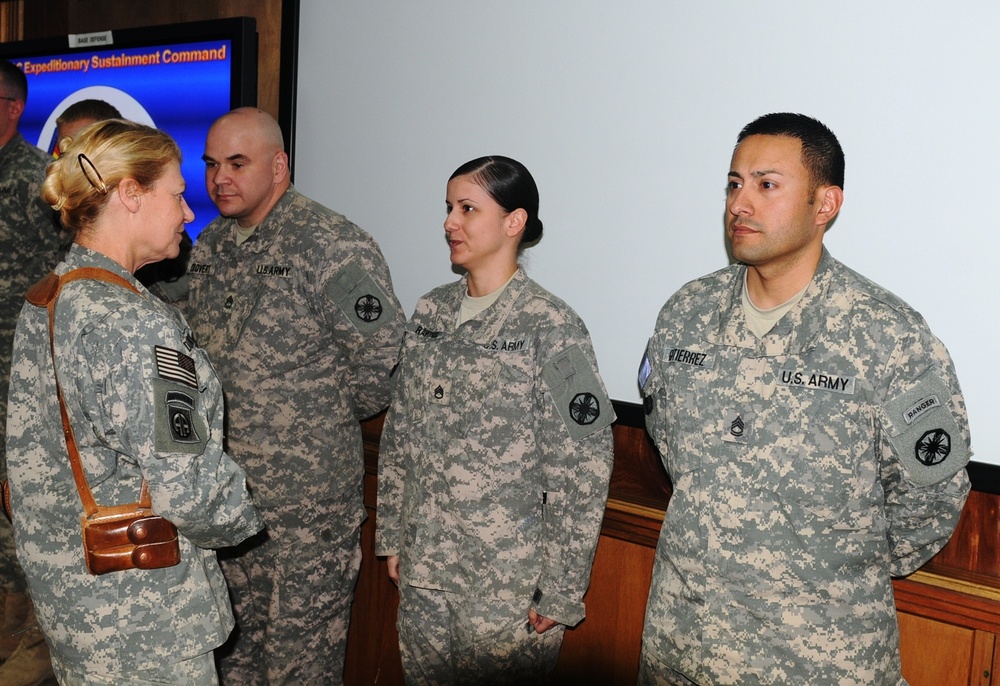 Four-star General Visits JBB, Talks Drawdown, Reflects on Women's History