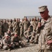 MEB CG Welcomes CLB-6 Marines to the Fight in Helmand