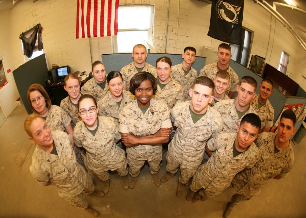 Female Marine leads platoon, inspires others