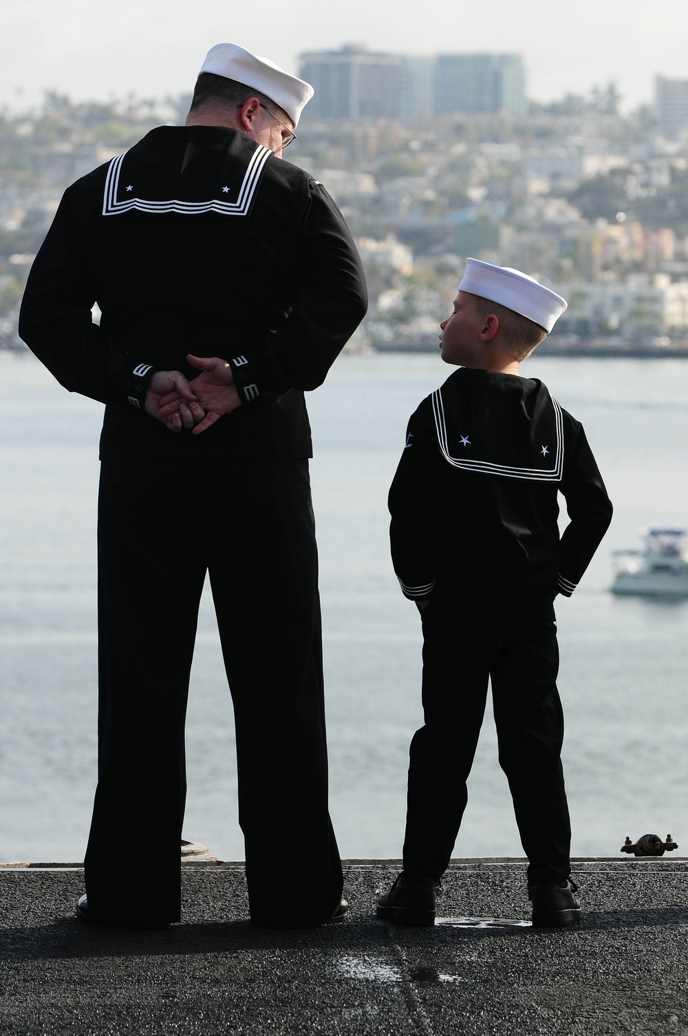 Nimitz arrives home