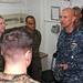 Rear Adm. Dave M. Thomas Jr., Task Force 41 Commander, Speaks to Marines Aboard USS Bataan
