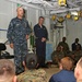 Rear Adm. Dave M. Thomas Jr., Task Force 41 Commander, Speaks to Marines Aboard USS Bataan