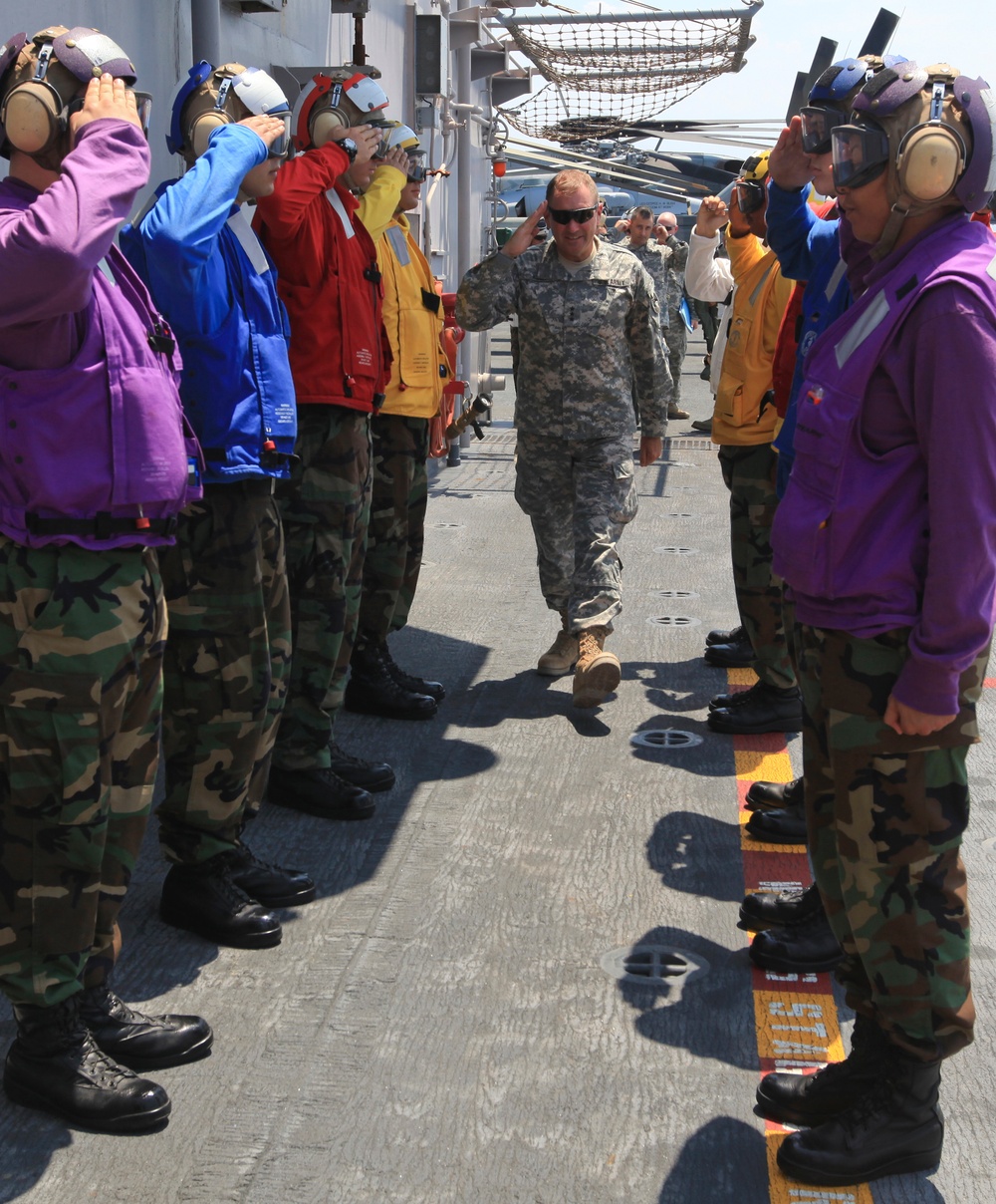 Lt. Gen. Ken Keen, Commander, JTF Haiti, Thanks Marines for Support of Operation Unified Response