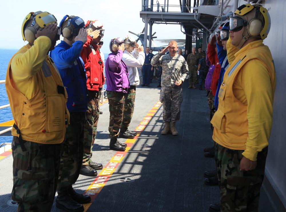 Lt. Gen. Ken Keen, Commander, JTF Haiti, Thanks Marines for Support of Operation Unified Response