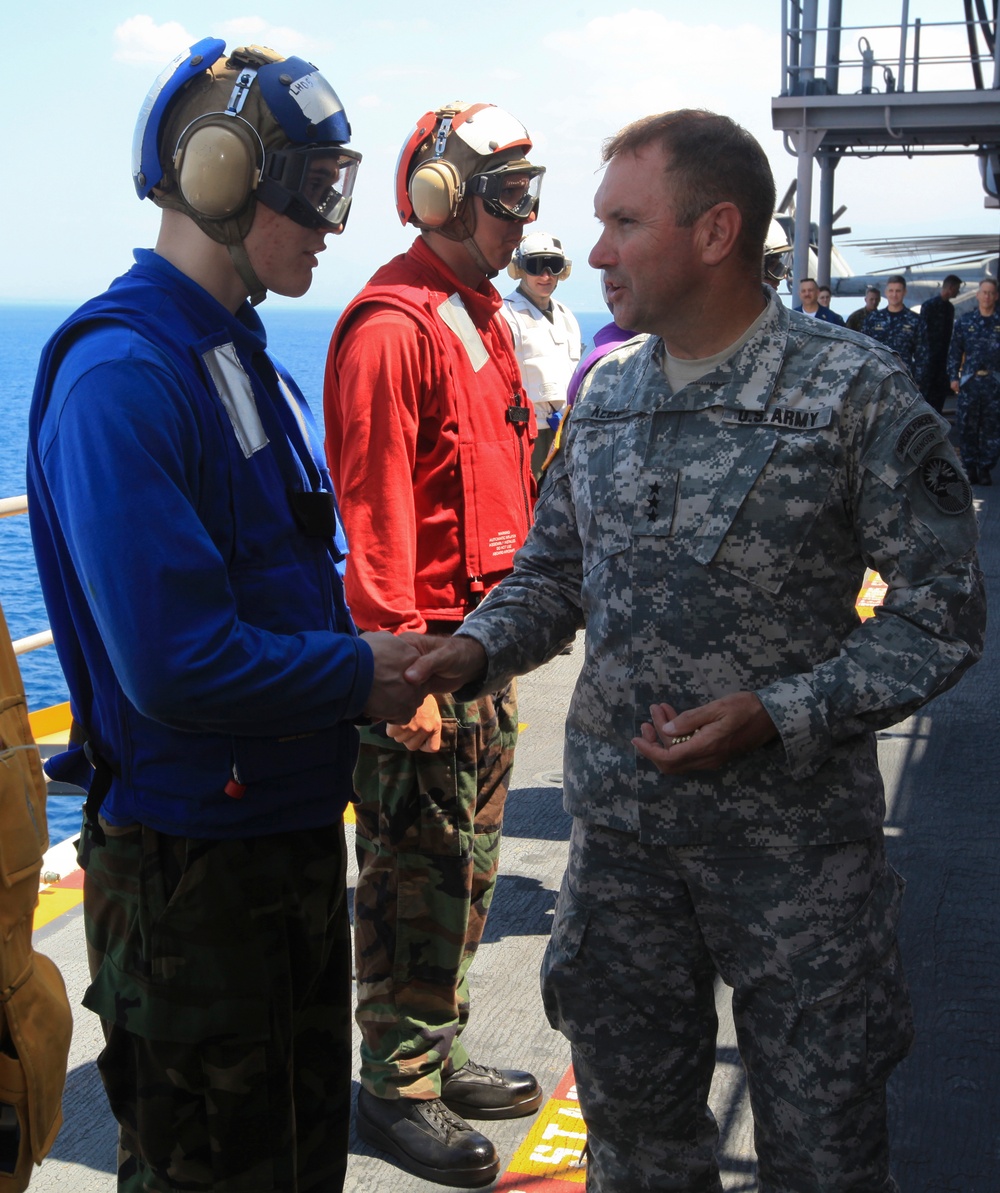 Lt. Gen. Ken Keen, Commander, JTF Haiti, Thanks Marines for Support of Operation Unified Response