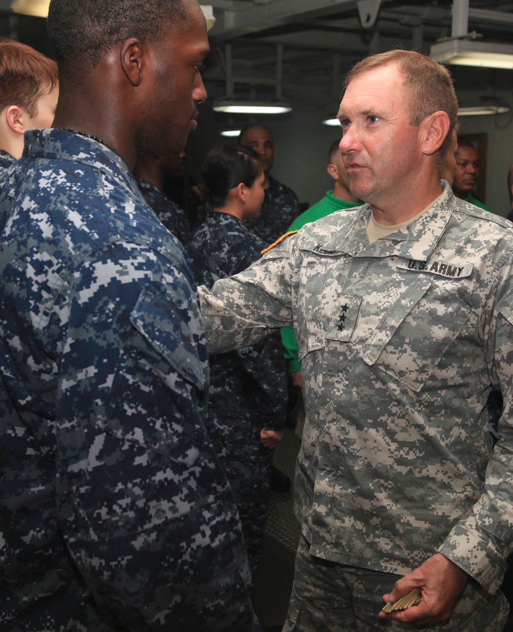 Lt. Gen. Ken Keen, Commander, JTF Haiti, Thanks Marines for Support of Operation Unified Response