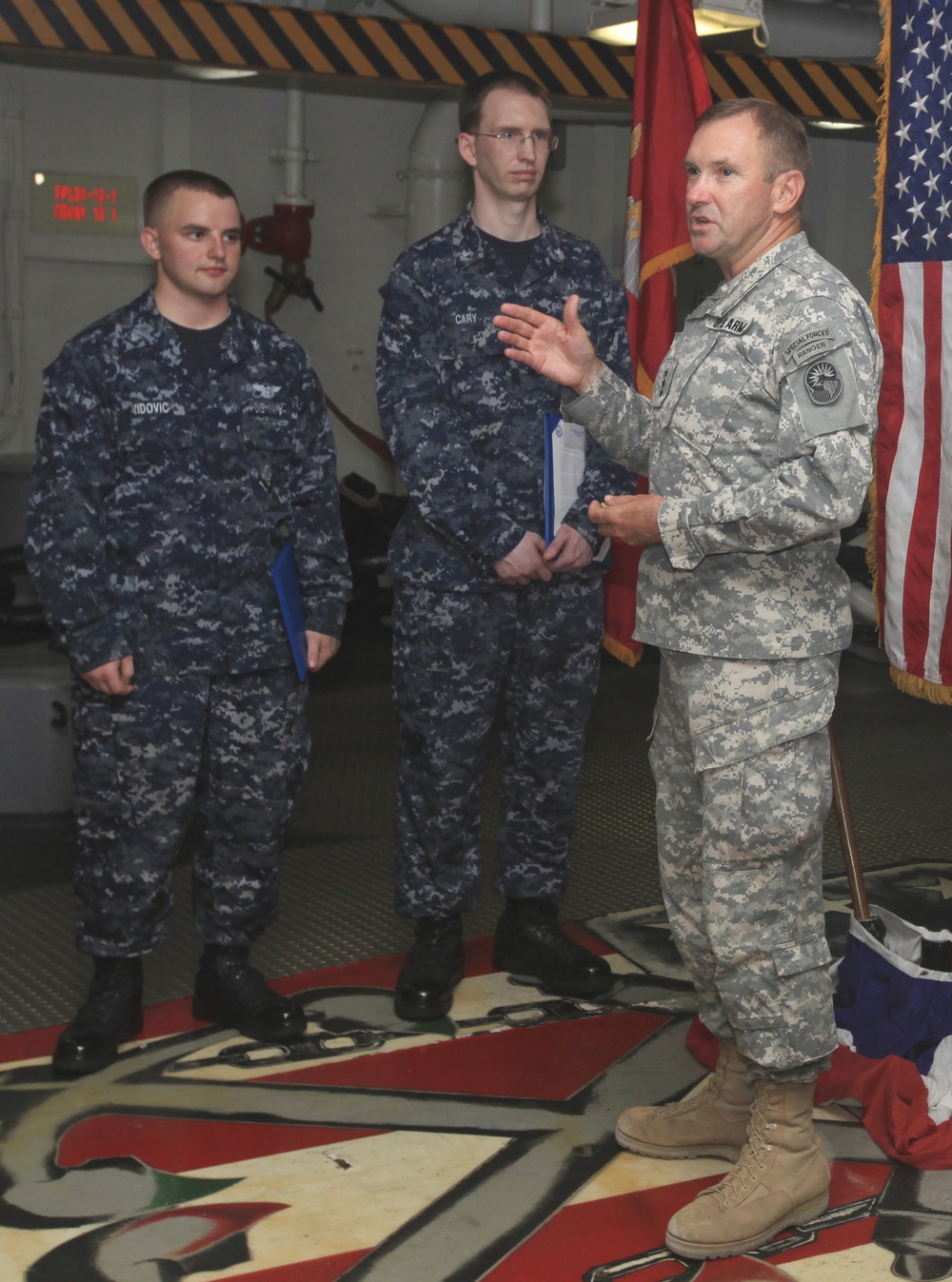 Lt. Gen. Ken Keen, commander, JTF Haiti, thanks Marines for support of Operation Unified Response