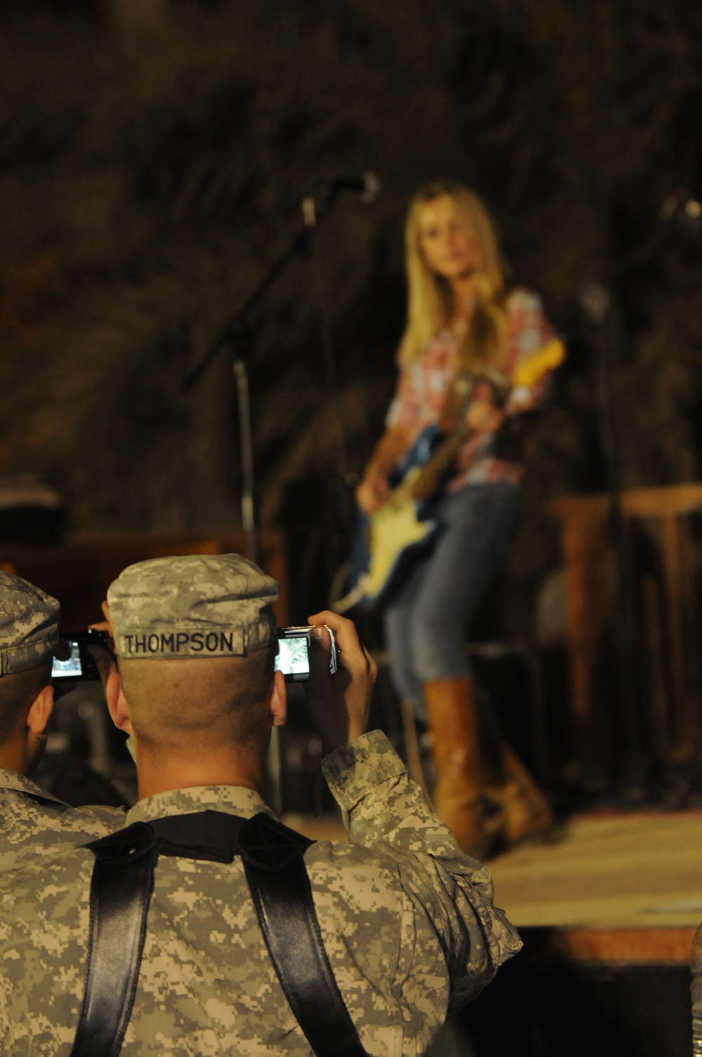 Whitney Duncan Band Performs in Baghdad