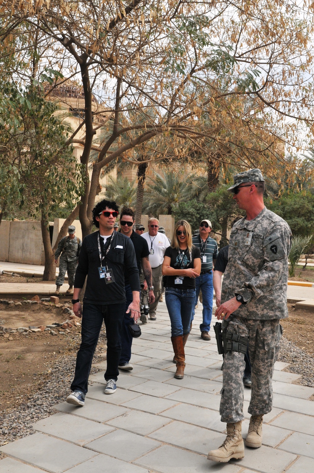 Whitney Duncan Band Performs in Baghdad