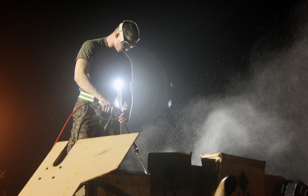 22nd MEU's Final Wash Before Returning to Camp Lejeune, N.C.