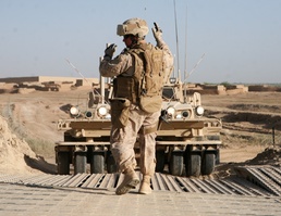 Marjah Marines Welcome Bravo Company Resupply Convoy