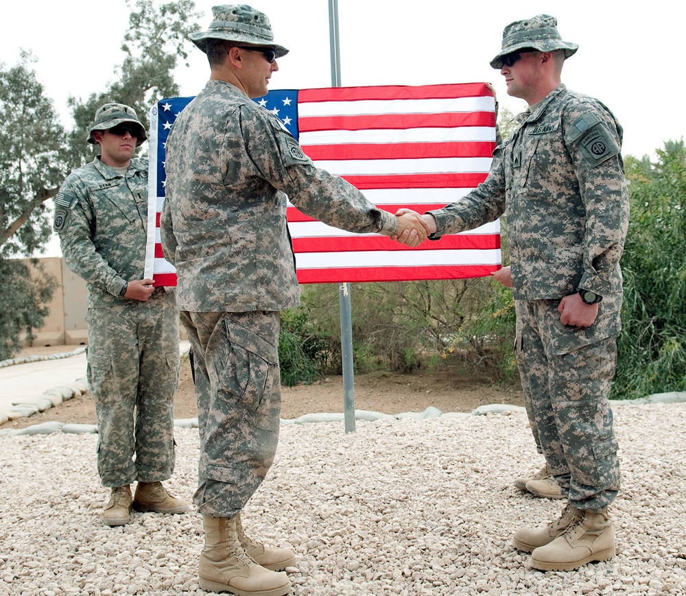 504th reenlistment in the 504th: Airborne regiment closes in on retention goals