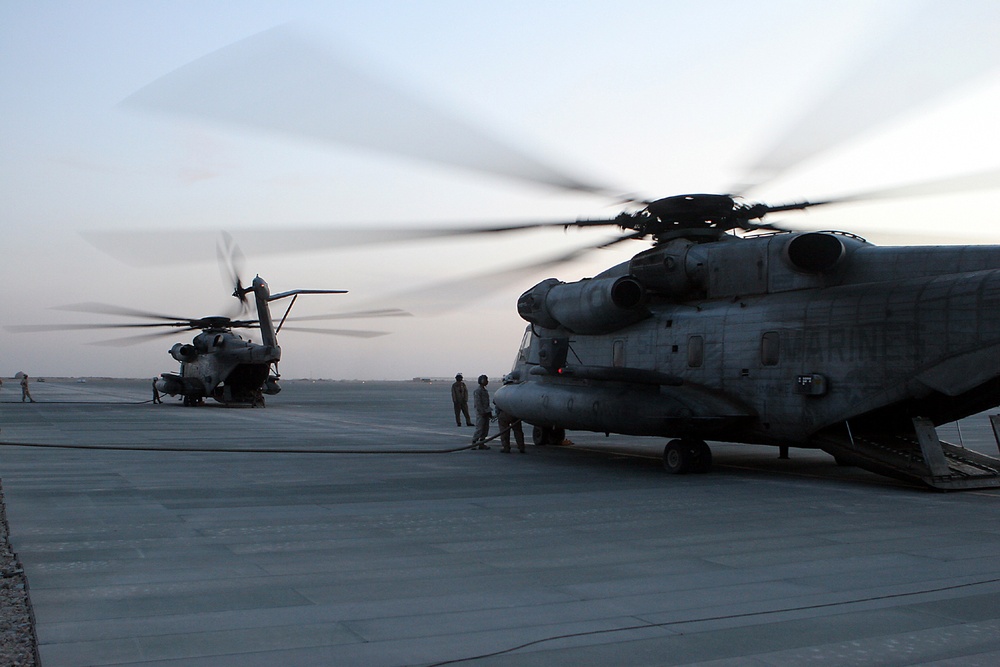 HMH-466 provides heavy lift for Marines in Marjah