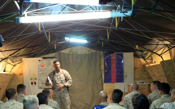 First Corporals Course kicks off at Camp Leatherneck