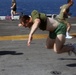 Marines and sailors from the 22nd MEU, and sailors from USS Bataan, participate in a 5-kilometer run