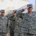380th AEW Airmen Hold Retreat Ceremony