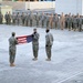 380th AEW Airmen Hold Retreat Ceremony