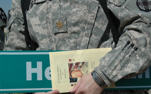 'Henkes Lane' Rededicated in Mosul
